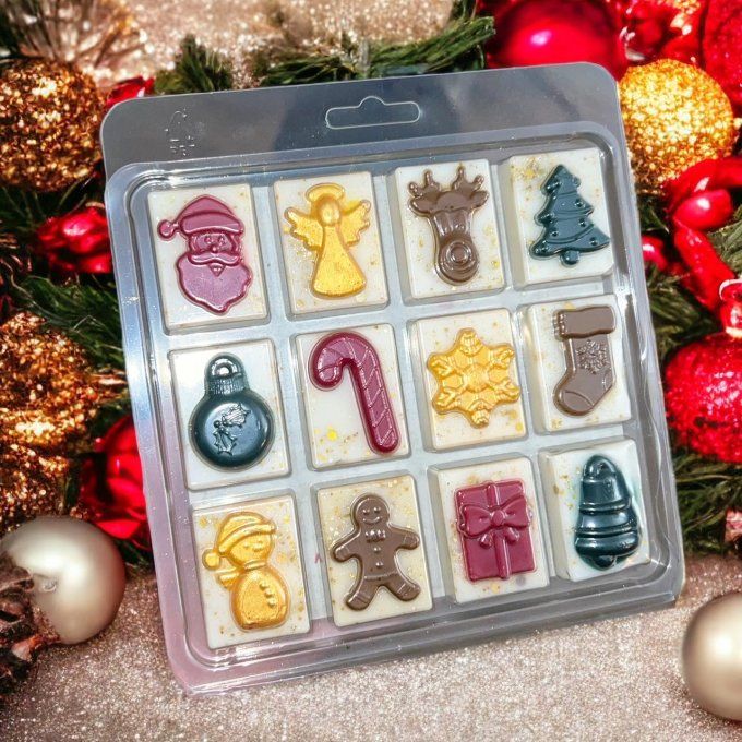 Coffret de 12 fondants parfumés