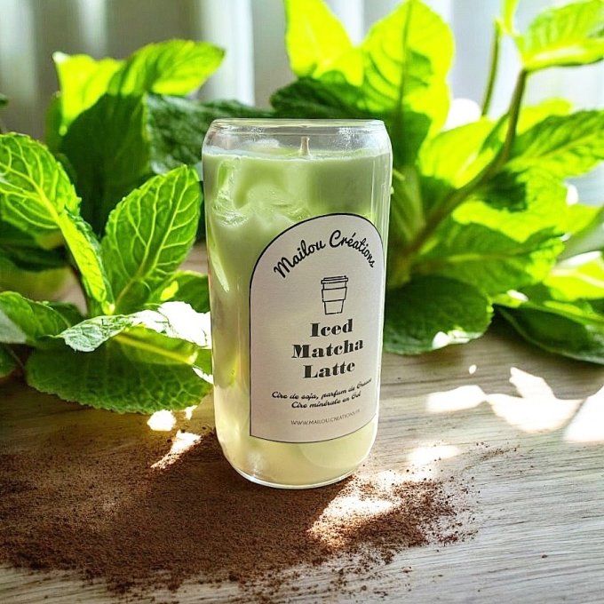 Grande bougie Iced Matcha Latte