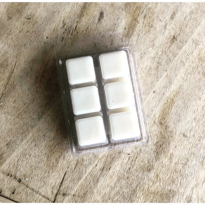 Plaquette de 2 x 3 cubes fondants parfumés (2 parfums au choix)