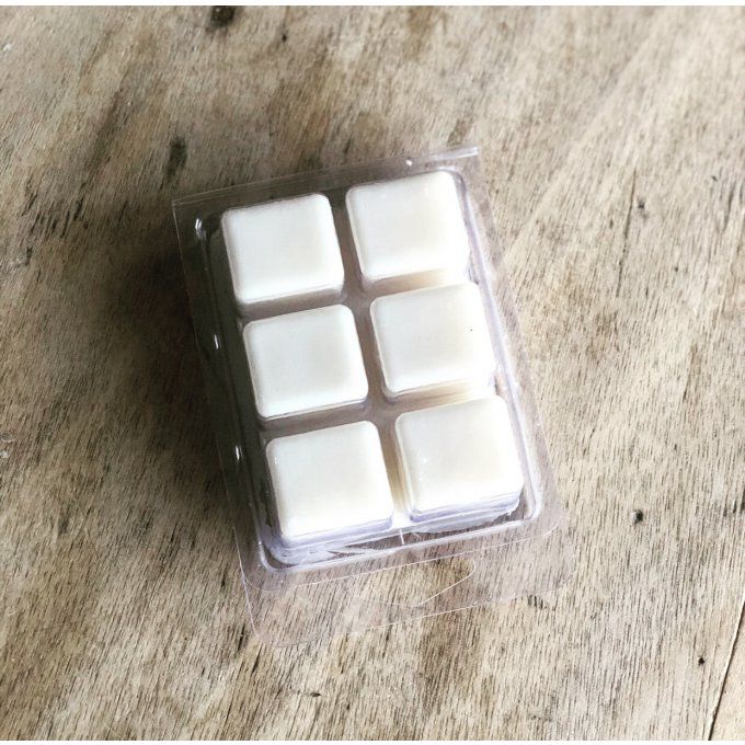 Plaquette de 6 cubes fondants parfumés (1 parfum au choix)