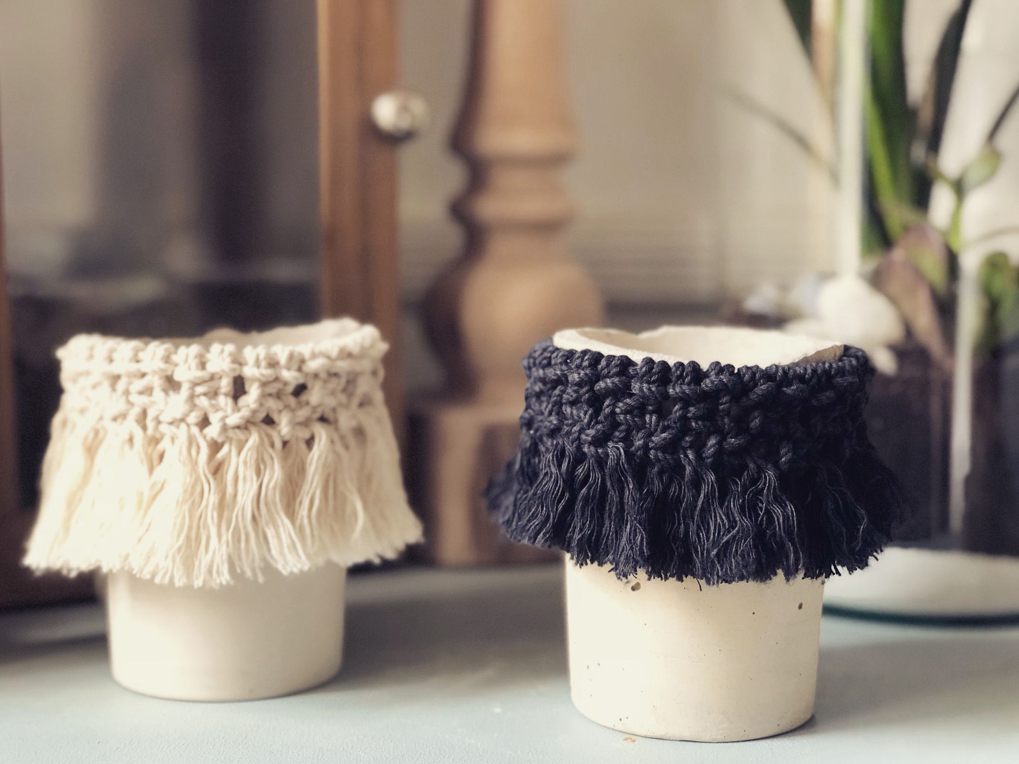 Bougie boho Collaboration Place Boho X Mailou Créations - Mailoucreations