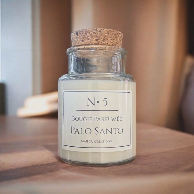 Bougie parfumée bouchon en liège parfum au choix