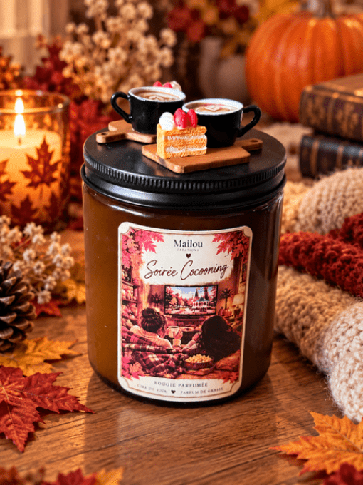 Bougie parfumée "Soirée cocooning"      