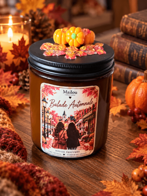 Bougie parfumée "Balade automnale"    