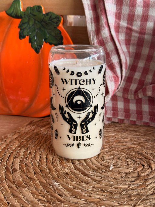 Grande bougie "Witchy Vibes" parfum Sauge
