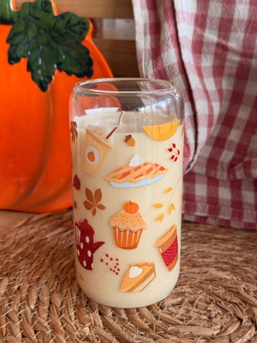 Grande bougie "Pumpkin Bakery" parfum Pumpkin Spice Pie (Tarte à la citrouille et aux épices)