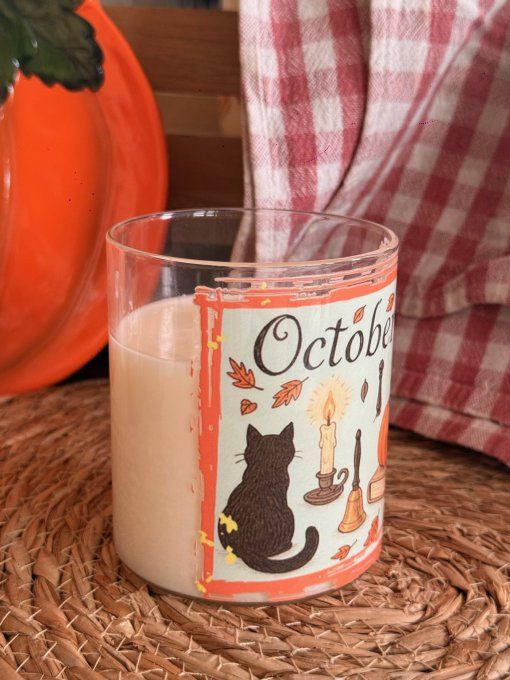 Grande bougie "October" parfum Grimoire ancien 