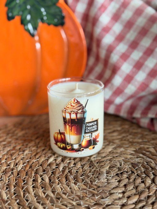 Petite bougie "Pumpkin caramel Macchiato" parfum Macchiato