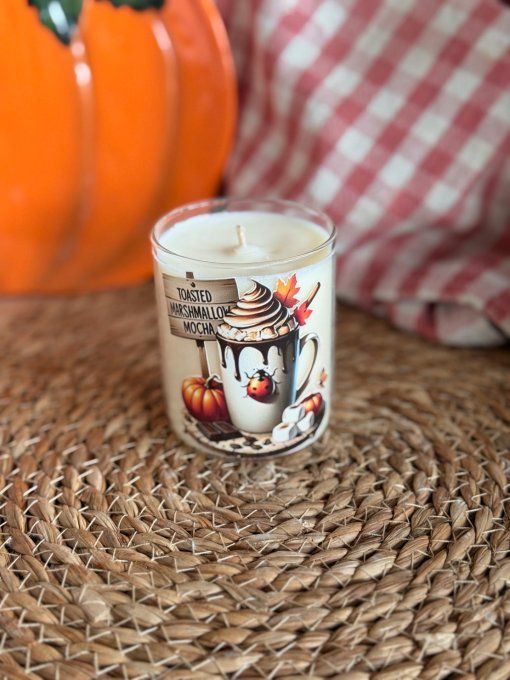Petite bougie "Toasted Marshmallow Mocha" parfum Cappucino