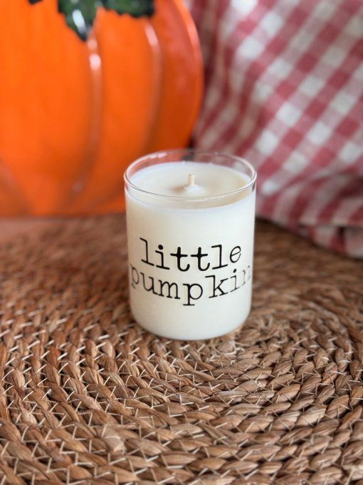 Petite bougie "Little Pumpkin" parfum Sous le Plaid