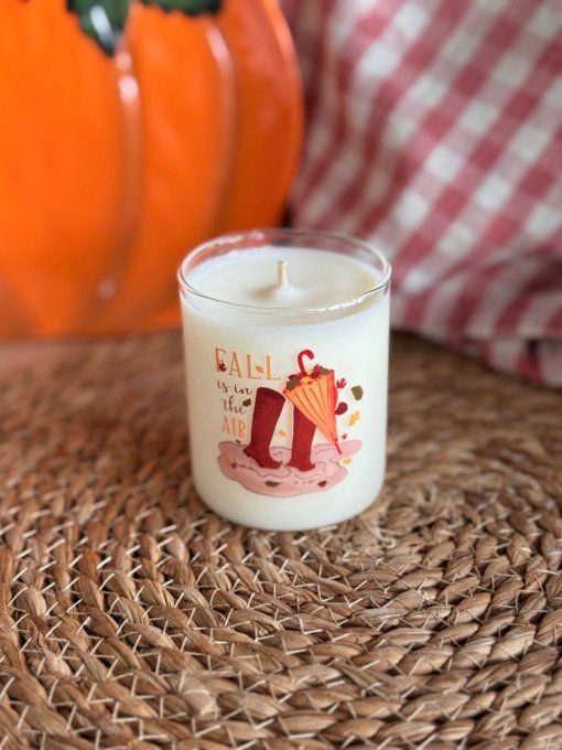Petite bougie "Fall is in the air" parfum Sous le Plaid