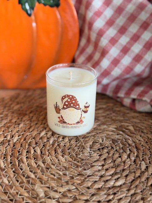Petite bougie "Wild about pumpkin spice" parfum Thé Chaï Latte
