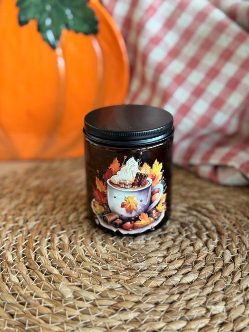 Bougie ambrée "Spice spice baby" parfum Thé à la cannelle