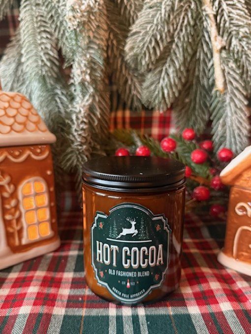 Bougie ambrée de Noel parfum Thé à la cannelle version 2