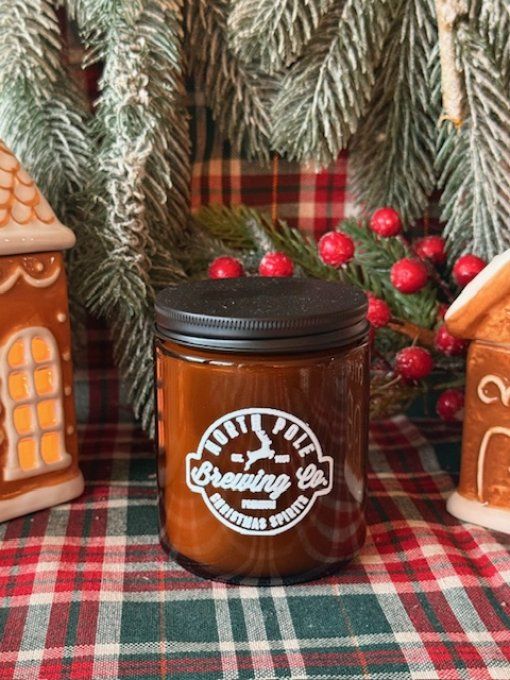 Bougie ambrée North Pole parfum au choix  