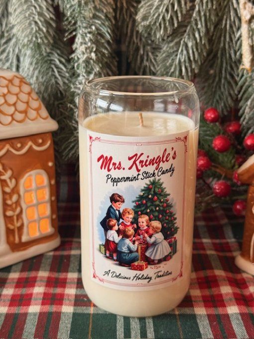 Grande bougie "Mrs Kringle's" parfum Macchiato