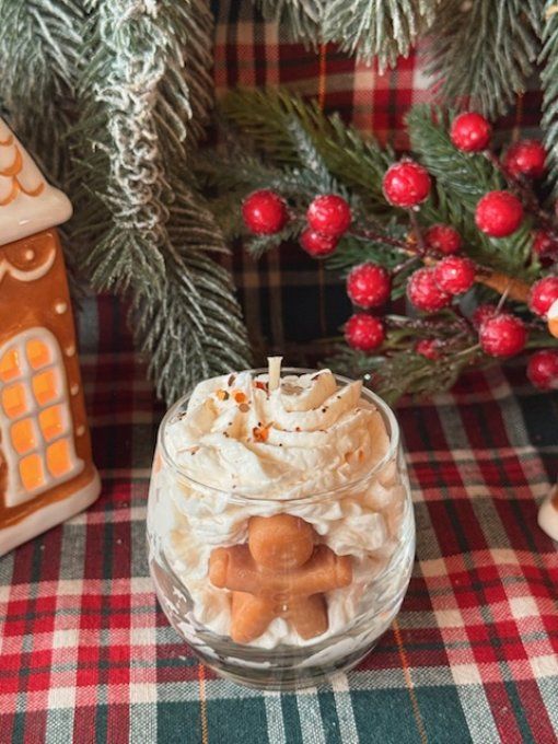 Petite Bougie gourmande parfum pain d'épices