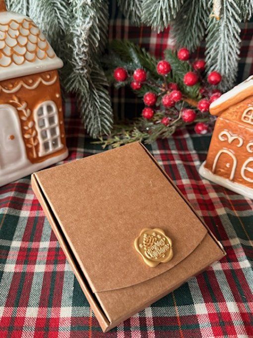 Coffret de fondants parfumés "bonhommes de noel"   