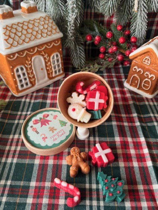 Pot de fondants de noël parfum au choix