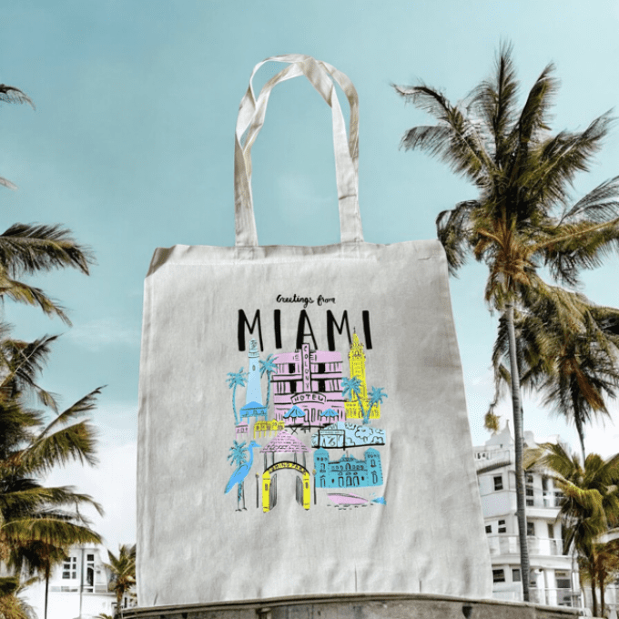 Tote Bag Miami