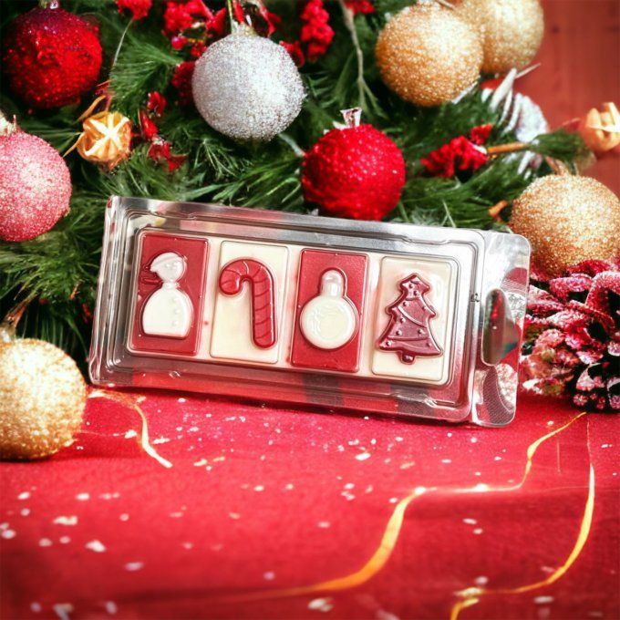 Plaquette de fondants parfumés motifs Noel