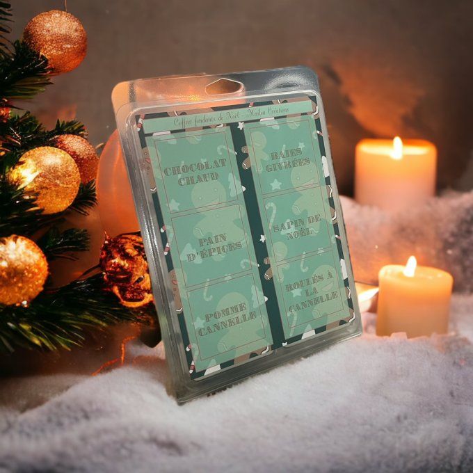 Grand coffret de 6 x 4 cubes de fondants parfumés