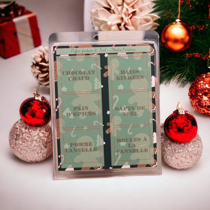 Grand coffret de 6 x 4 cubes de fondants parfumés
