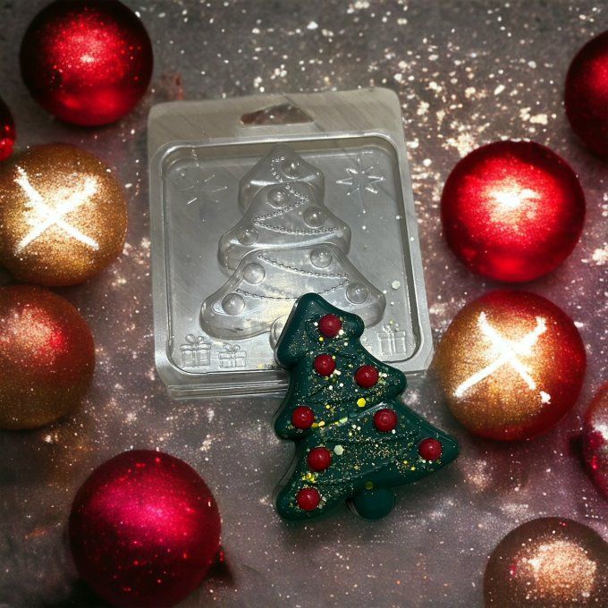 Plaquette de fondant sapin individuel parfum au choix