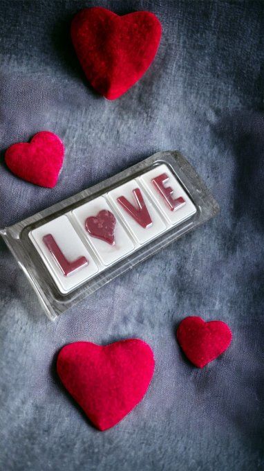 Plaquette de fondant Love