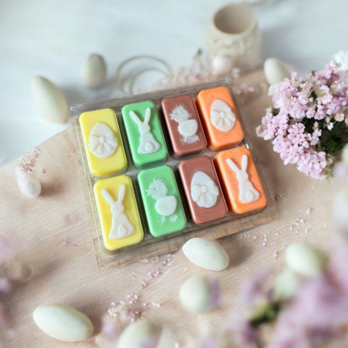 Coffret de fondants parfumés de Pâques
