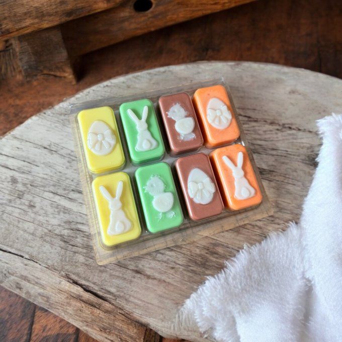 Coffret de fondants parfumés de Pâques