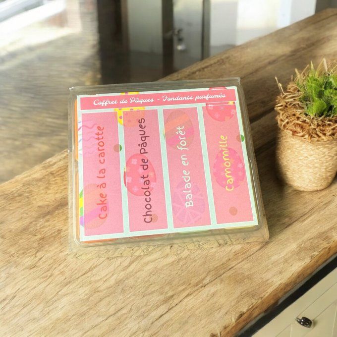 Coffret de fondants parfumés de Pâques