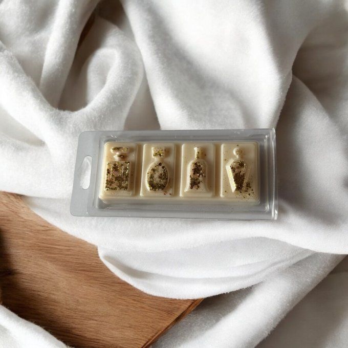 Plaquette de fondant parfumé motifs parfums luxe