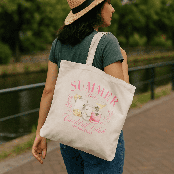 Tote Bag Summer Cocktail Club