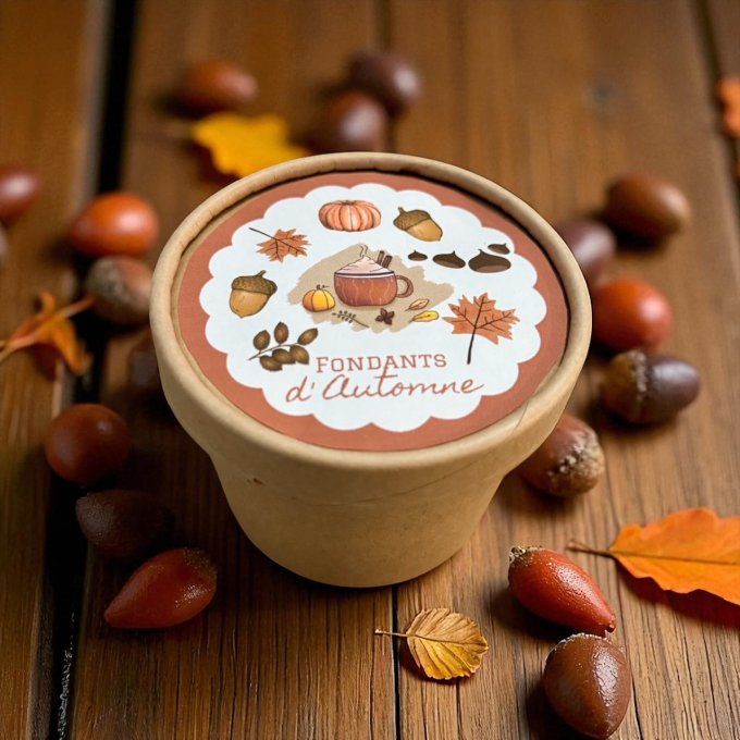 Pot de fondants d'automne parfum au choix