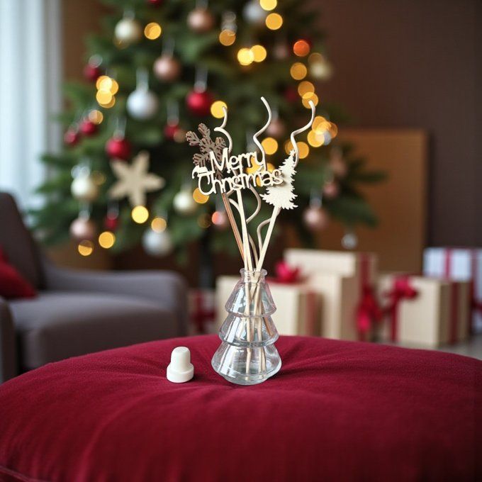 Bois parfumés en forme de sapin de noël  100ml