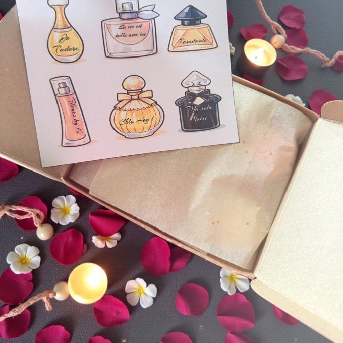 Coffret de 6 fondants parfumés "Luxe"