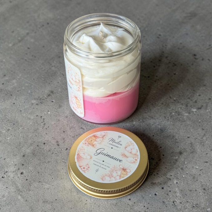 Bougie gourmande parfum Guimauve