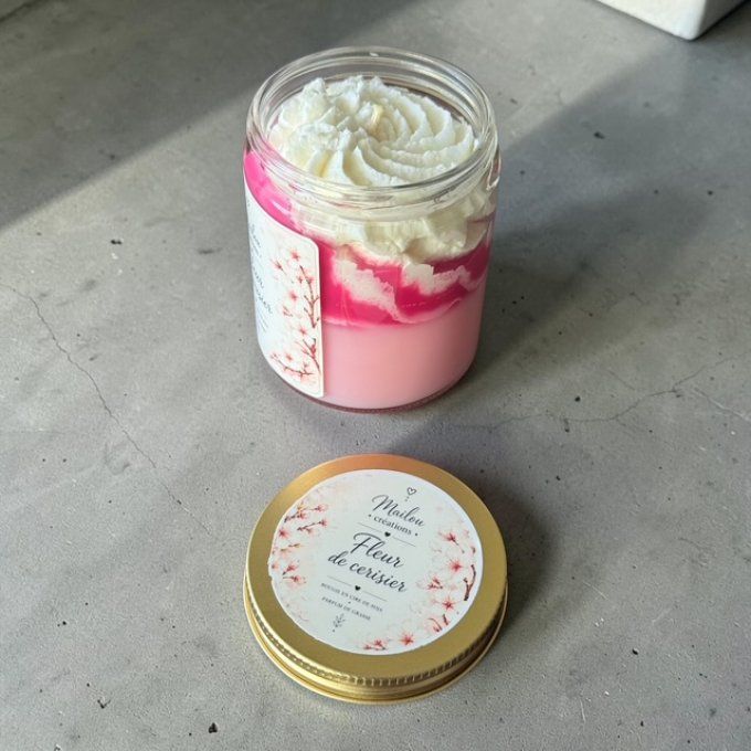 Bougie gourmande parfum Fleur de Cerisier