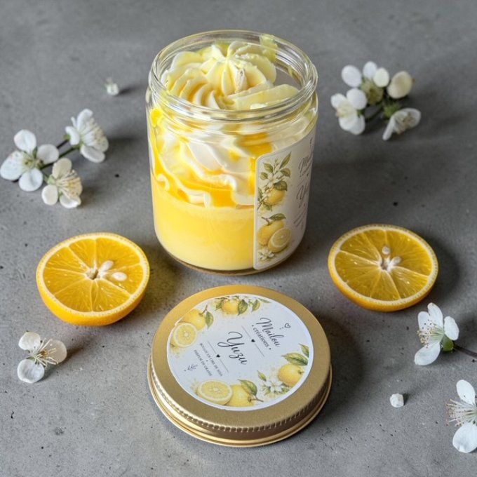 Bougie gourmande parfum Yuzu