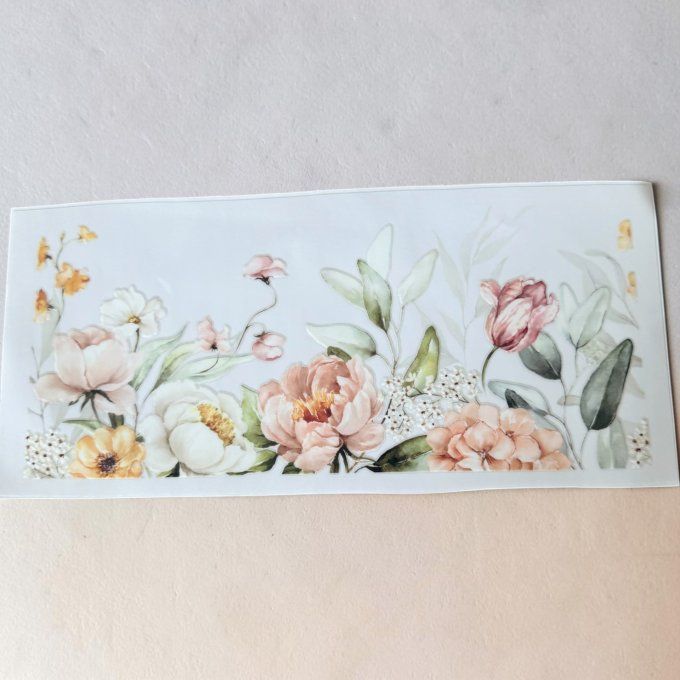 Grande bougie "Etendue de Fleurs" parfum au choix