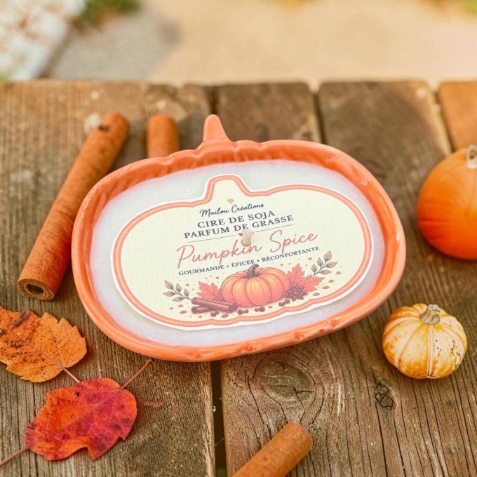 Petite bougie citrouille parfum Pumpkin Spice