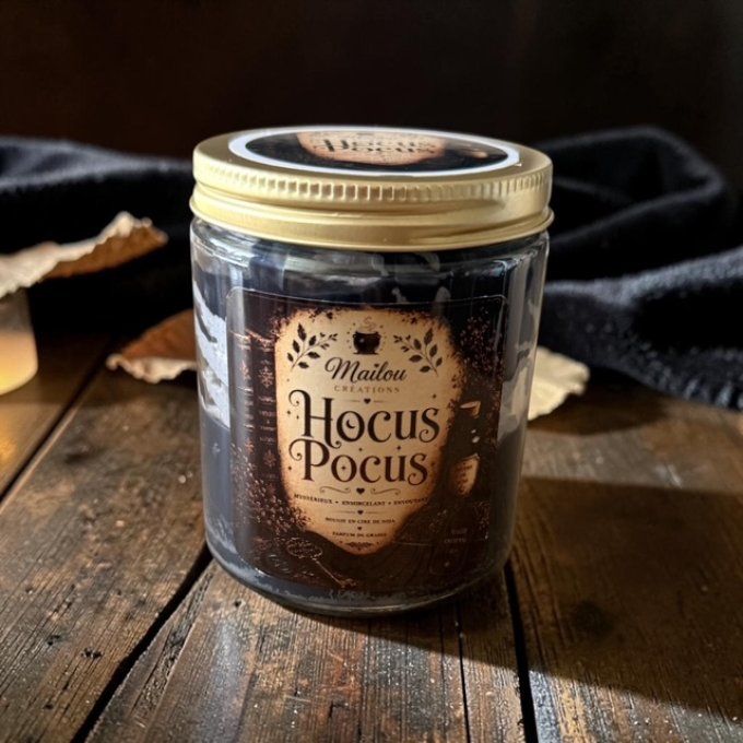 Bougie gourmande parfum Hocus Pocus