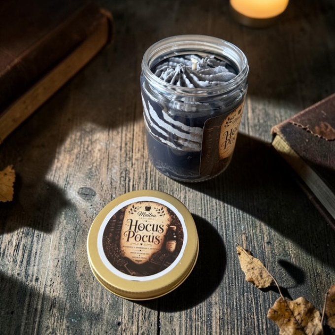 Bougie gourmande parfum Hocus Pocus