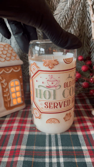 Grande bougie "Epices de Noel" parfum au choix  